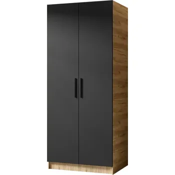 Ložnicová sestava Skříň Gold 2D dub craft zlatá/černá