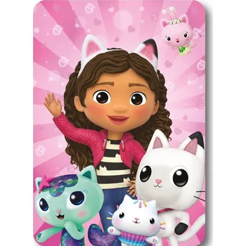 Dětská deka Flísová deka Gabi do domečku pro panenky Štěstí 100x140cm