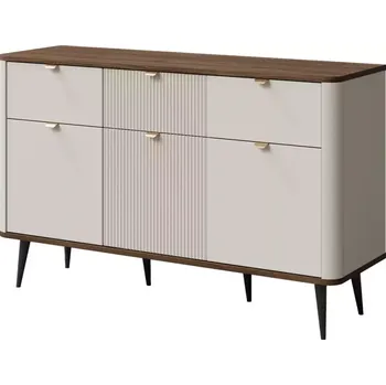 Kancelářská sestava Komoda 130 Marly 10 3d3s ořech/kašmír