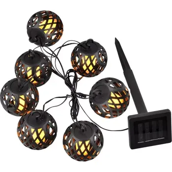 Solární girlanda 46820 ažurová Black