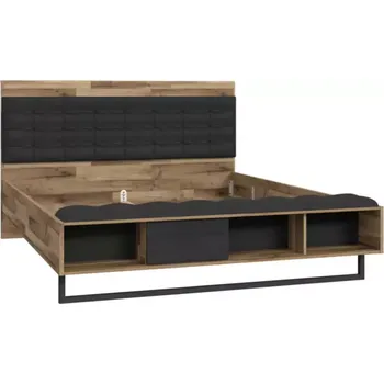 Ložnicová sestava Postel 160cm Jakobina Dub/Černá