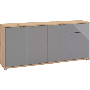 Kancelářská sestava Komoda Andora 4k1f Šedá 11011446