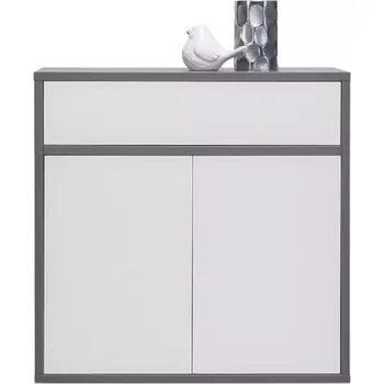 Kancelářská sestava Komoda Zonda 90 cm Bílý/Šedá