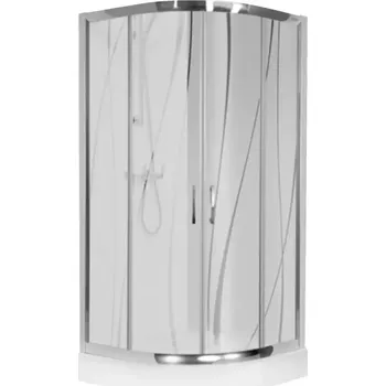 SANPLAST Pivot PSKK3-80 37644300Z1 kout čirý sklo černý