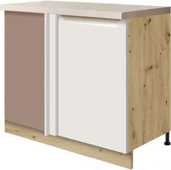 Kuchyňská Skříňka Glamour 25d P White Polica