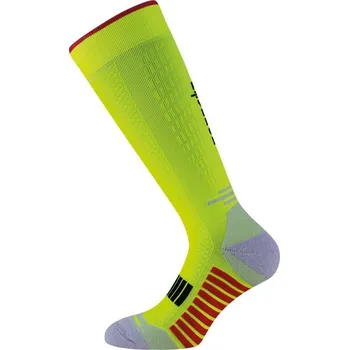 Pánská móda R-EVENGE Technické dlouhé ponožky Running, fluorescenční žlutá. 43/46 ŽLUTÁ