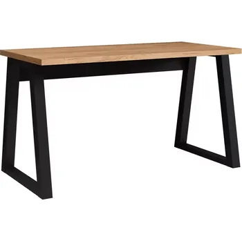 Kancelářská sestava Psací Stůl Iga Dub Craft / černý Mat