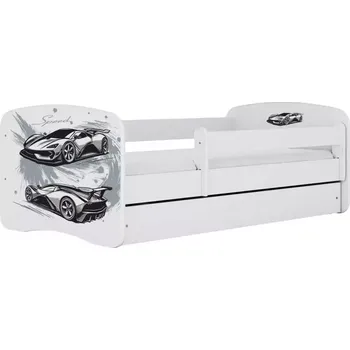 Dětský pokoj Dětská postel Babydreams+SZ+M bílá 70x140 auto