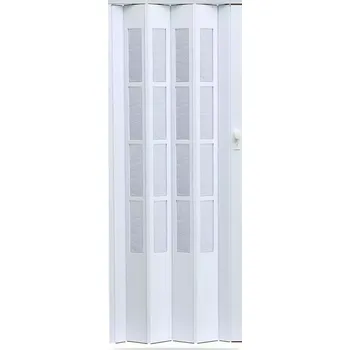 Interiérové dveře Baumax Shrnovací dveře Crystalline glass 86/203/11.4 cm bílé