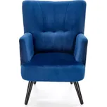 Křeslo Pagoni tmavě modrá/černá