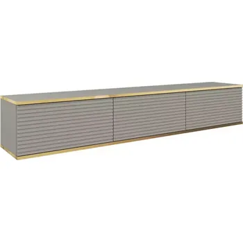 Obývací stěna Tv stolek Oro 175 MDF šedá