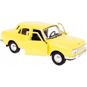 autíčko WARTBURG 353 KOVOVÝ MODEL PRL WELLY 1:34-39 ŽLUTÝ