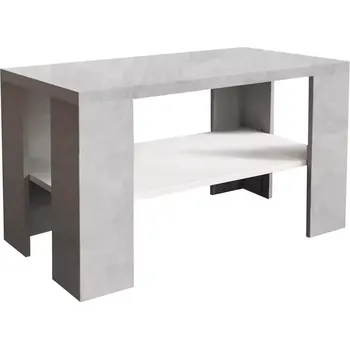 Konferenční stolek Konferenční stolek Olga Beton/Bílý