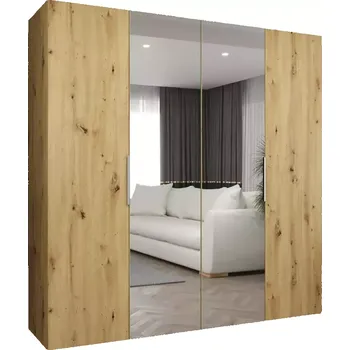 Předsíňová stěna Skříň Marbella II 200 artisan stříbrná