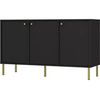 Kancelářská sestava Komoda Tokyo 2 3F černý grafit 813