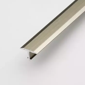 Stavební profil Profil T hliník brúsený titan 9x14x900