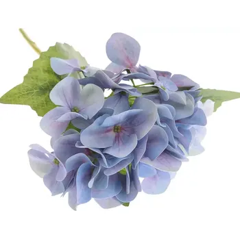 umělá květina Umělá hortenzie modrá 35cm