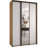 Skříň 45 Canaris 3 180 artisan/bílá/černá