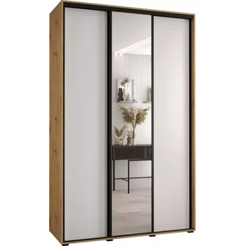 Předsíňová stěna Skříň 45 Canaris 3 180 artisan/bílá/černá