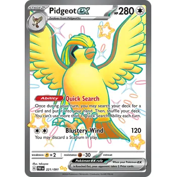 Volný čas Pokémon Pidgeot EX PAF 221/091