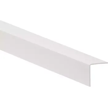 Stavební profil Uhelnik PVC 20x20x2750mm bily