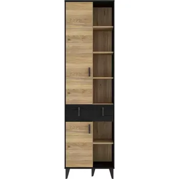 Kancelářská sestava Regál Liona LYAR721-M687 dub mauvella/dub cabezone