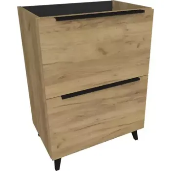 Koupelnový nábytek Skříňka Lorus 60 zlatý dub