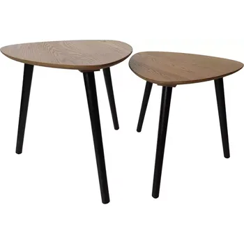 Obývací stěna Konferenční stolek Fenix černá/dub přírodní