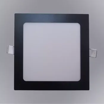 Dětské svítidlo LED podhledové svítidlo SQUARE 9W 4200K ČTVEREC ČERNÝ