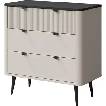 Kancelářská sestava Komoda 90 Marly 11 3s kašmír/šedý kámen