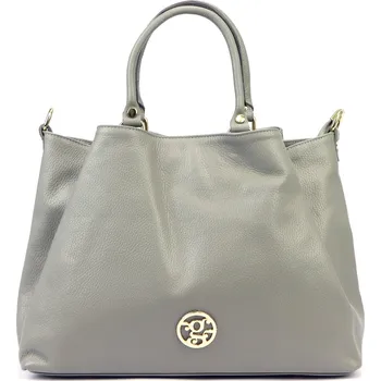 Kožená kabelka Gregorio 1743 šedá