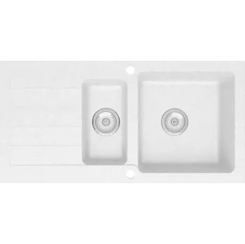 Granitový dřez Dřez Granitový 1,5k 960x480 Bílá