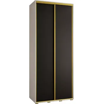 Předsíňová stěna Skříň 45 Canaris 1 110 bílá/černá/gold