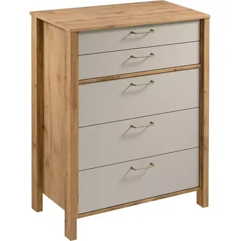 Kancelářská sestava Komoda Indygo K5S dub wotan-beige