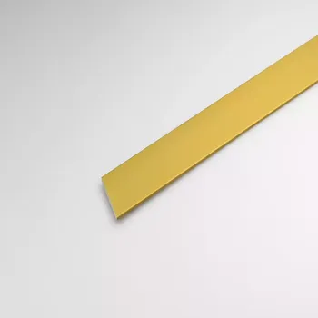 Stavební profil Profil plohý hliník zlatý 20x1000