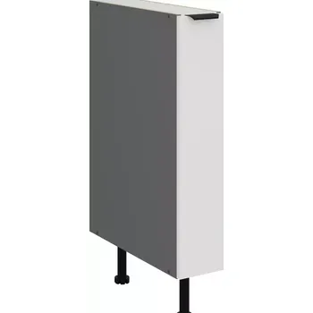 Kuchyňská skříňka Aria WH/ANT Anti Fingerprint 15d CARgo Bb