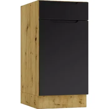 Kuchyňská skříňka Kuchyňská skříňka Isabel D40S/1 P/L černá/artisan
