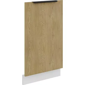 Kuchyňská skříňka Dvířka pro vestavnou myčku Cremona Sokl bílá Zm 713x446