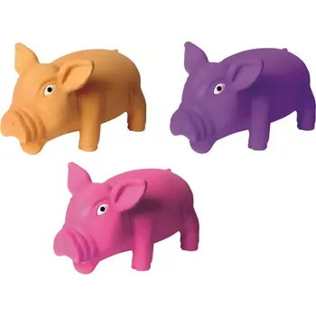 Hračka prase latex 15 cm