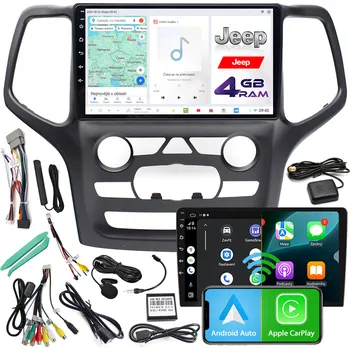 Auto Hi-Fi Autorádio NCS D9 Jeep Grand Cherokee 2014-2017 Android Navigace 4GB LTE
