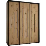 Skříň 45 Canaris 12 190 černá/artisan/černá