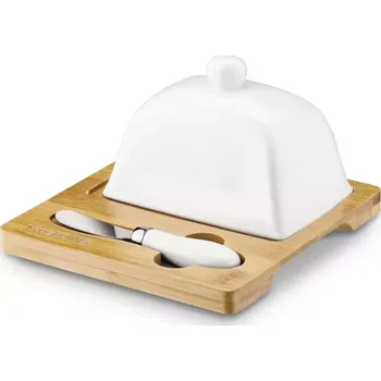 Kuchyňský nůž Máselnice z nožem 13.7x9x10cm/ 18x17x1.4cm Könighoffer