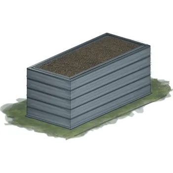 Vyvýšený záhon Záhon zahradní KAROTEN výška 75 cm 80×130 cm