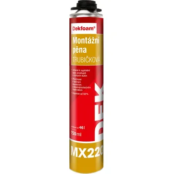 Montážní pěna Pěna montážní MX220 DEKFOAM trubičková 750 ml