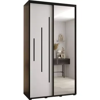 Předsíňová stěna Skříň 45 Canaris 13 140 černá/bílá/černá