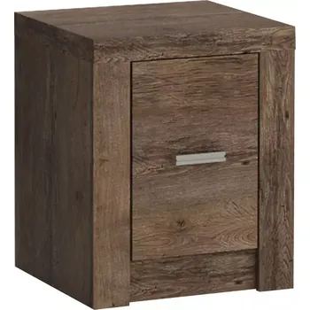 Obývací stěna Noční Stolek I24 Indianapolis Jasan Tmavý