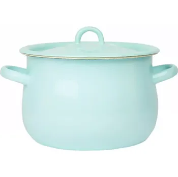 Hrnec Hrnec hlaveň hladký tyrkysový 5l