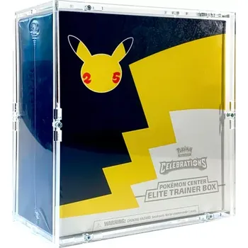 Karetní hra Akrylový box Pokémon Center Celebratios Elite Trainer Box ETB (elite trainer box)