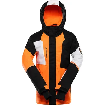 ALPINE PRO Dívčí Dětská lyžařská bunda s membránou ptx snow ALPINE PRO DEARO neon shocking orange Oranžová 140-146 (2763399)