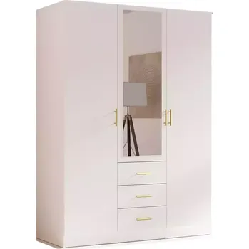 Předsíňová stěna Skříň 3D bílá